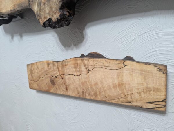 G021 - Live Edge Silver Maple Magnetic Knife Holder - Image 2